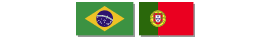 Bandeira Brasil e Portugal, Delivery de Pizza - Pizza do Rão - Promoção de Pizza
